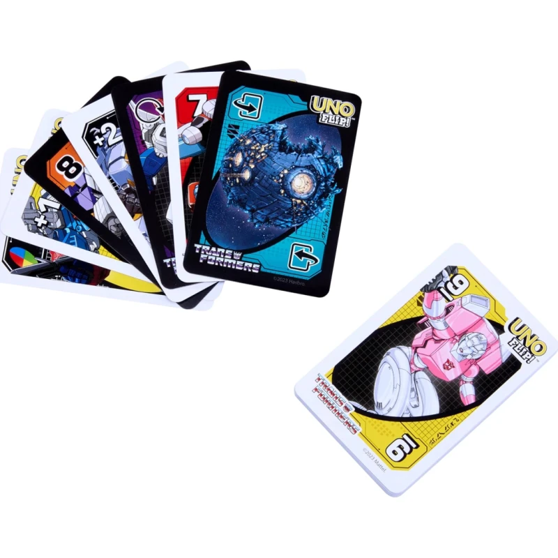 Image of Uno Flip Transformers Edition Card Game by Mattel Games