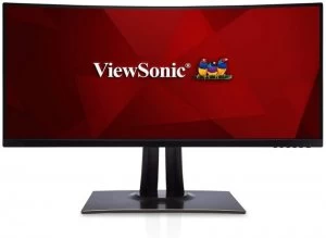 Image of ViewSonic 34" VP3481 QHD Ultra Wide Curved LED Monitor