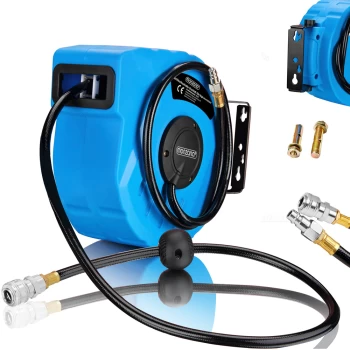 Image of Compressed Air Hose Reel 1/4" 10m 12bar