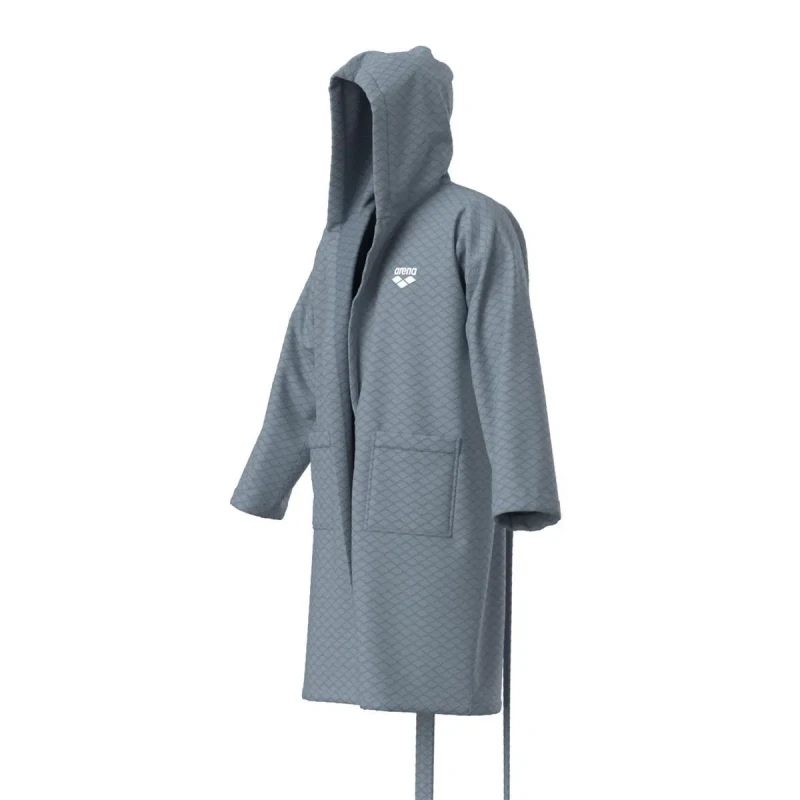 Image of Bathrobe Arena Losange Gris Unisex S