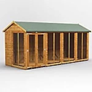 Image of Power Garden Shed 166PASH Golden Brown 16x6