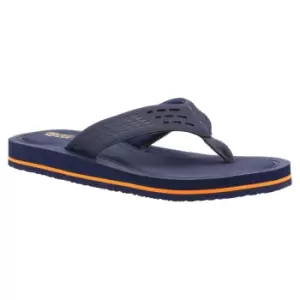 Image of Skechers Mens Tocker Saga Bora Sandals Navy UK8