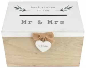 Image of Love Story Best Wishes To The Mr & Mrs Card Box