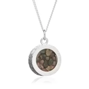 Image of Rachel Jackson London Silver Tourmaline October Birthstone Amulet Necklace