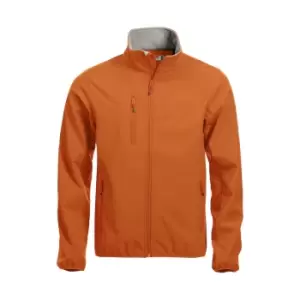 Image of Clique Mens Basic Soft Shell Jacket (S) (Blood Orange)