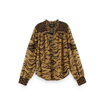 Image of Scotch and Soda Smock Top - Beige