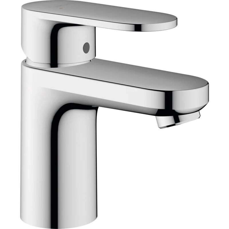 Image of Hansgrohe Vernis Blend Basin Mixer Tap 70 With Waste Set In Chrome - 71550000