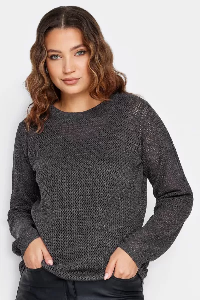 Image of Tall Pointelle Jumper