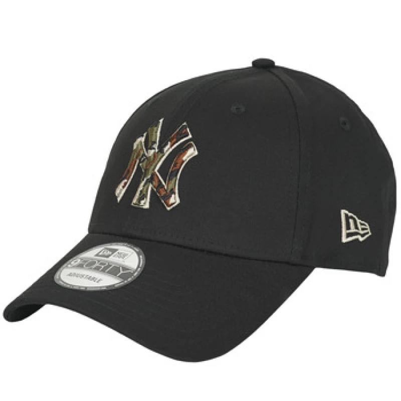 Image of New-Era CAMO INFILL 9FORTY NEW YORK YANKEES womens Cap in Black