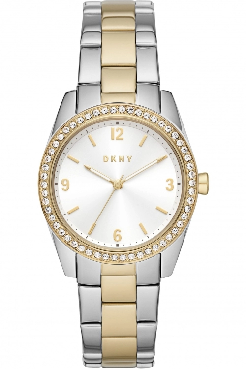 Image of DKNY Silver And Two Tone 'Nolita' Fashion Watch - NY2903