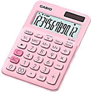 Image of Casio Desktop Calculator MS-20UC-PK 12 Digit Display Pink