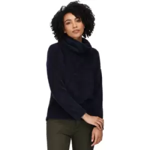 Image of Regatta Womens Hedda Cowl Neck Knit Effect Fleece Sweat 8 - Bust 32' (81cm)