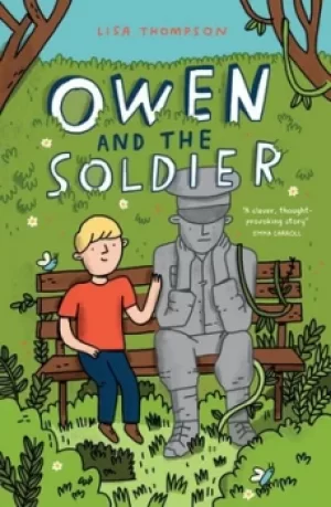 Image of Owen and the soldier by Lisa Thompson