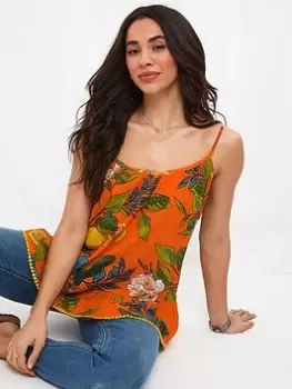 Image of Joe Browns Clementine Top Orange, Size 16, Women