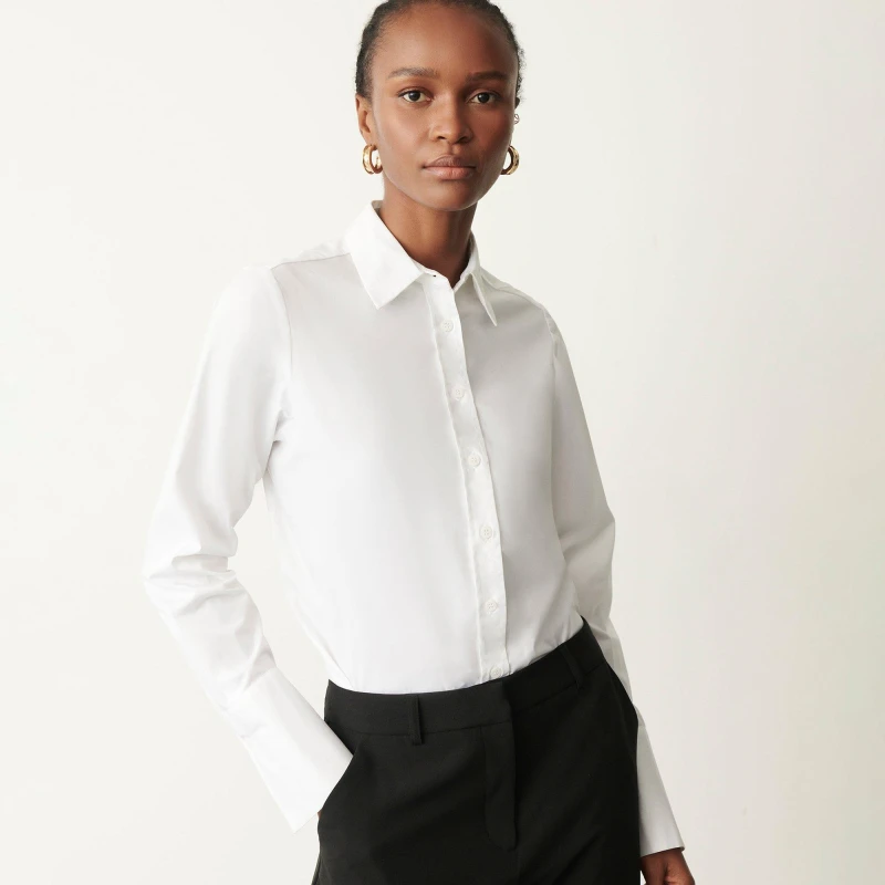 Image of Finery Dillion Shirt White female 12 (M)