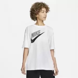 Image of Nike Sportswear Swoosh Dance T Shirt Ladies - White