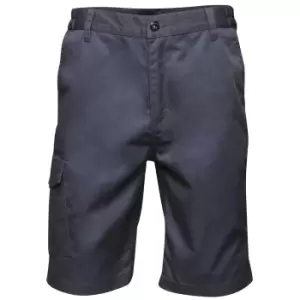 Image of Regatta Mens Pro Water Repellent Workwear Cargo Shorts Waist- 38' (96.52cm)