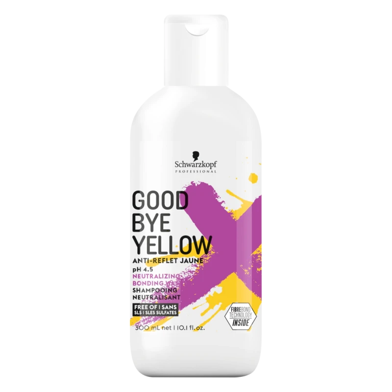 Image of Schwarzkopf Professional Goodbye Yellow Anti-Yellow Tones Hair Shampoo 300ml