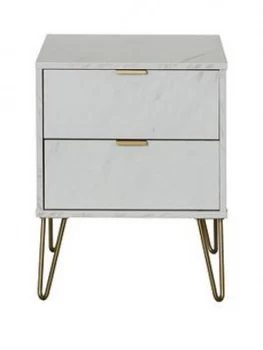 Image of Swift Marbella Ready Assembled 2 Drawer Bed Chest With Integrated Wireless Charging