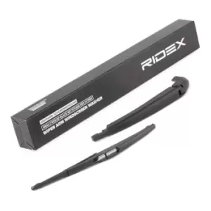 Image of RIDEX Wiper Arm Rear 301W0084 Windscreen Wiper Arm,Wiper Arm, windscreen washer FIAT,ABARTH,500 (312),500 / 595 / 695 Schragheck (312_)