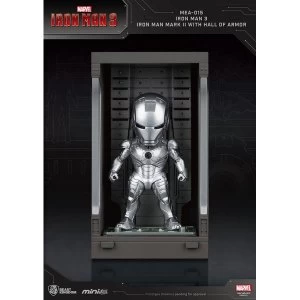 Image of Iron Man 3 Mini Egg Attack Action Figure Hall of Armor Iron Man Mark II 8 cm