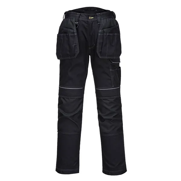 Image of Portwest PW3 Mens Holster Work Trousers T602NBR36 Colour: Navy / Black