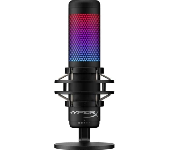 Image of HyperX QuadCast S - USB Microphone (Black-Grey) - RGB Lighting