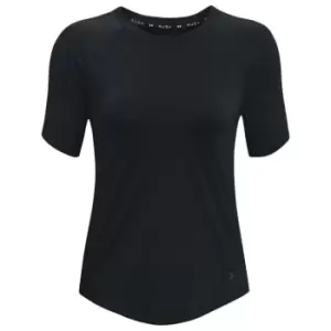 Image of Under Armour Rush T Shirt Womens - Black