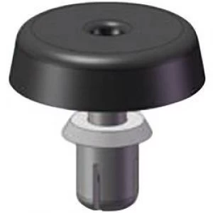 Image of Case foot with snap fastener Polyamide Black