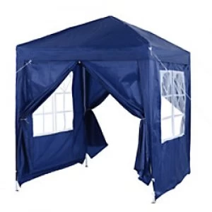Image of OutSunny Pop Up Gazebo Blue Water proof Outdoors 200 mm x 1220 mm x 200 mm