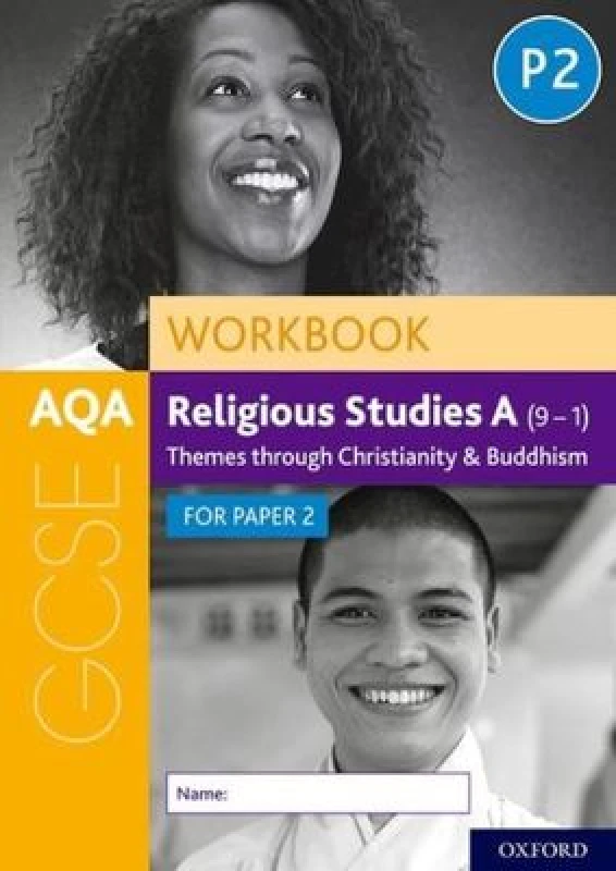 Image of Dawn Cox AQA GCSE Religious Studies A (9-1) Workbook: Themes through Christianity and Buddhism for Paper 2 Book Multi unisex