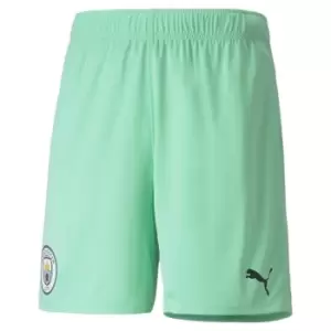 Image of Puma Manchester City Third Shorts Adults - Green
