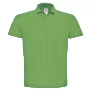Image of B&C ID.001 Mens Short Sleeve Polo Shirt (S) (Real Green)