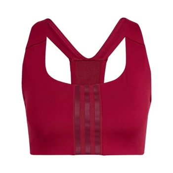 Image of adidas Powerimpact Training Medium-Support Bra Womens - Legacy Burgundy