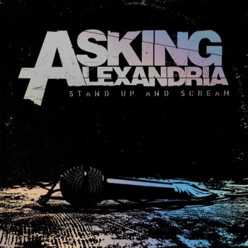 Image of Asking Alexandria - Stand Up And Scream 10th Anniversary Silver With Black Splatter Vinyl