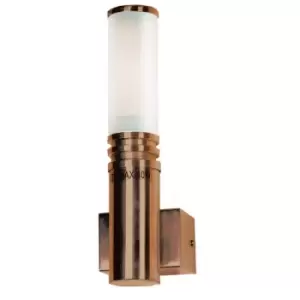 Image of Inox Outdoor Modern Wall Light Brown IP44