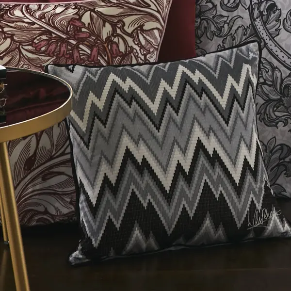 Image of Laurence Llewelyn Bowen Pants on Fire Cushion Black