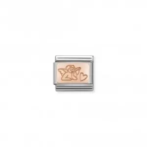 Image of Nomination Composable Classic Rose Gold Custom Angel Of Love Link 430101/44
