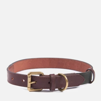 Image of Barbour Wax/Leather Dog Collar - Olive - L