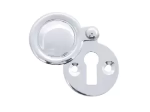 Image of Eclipse 31830 Covered Key Hole Escutcheon 32mm PCP Polished Chrome