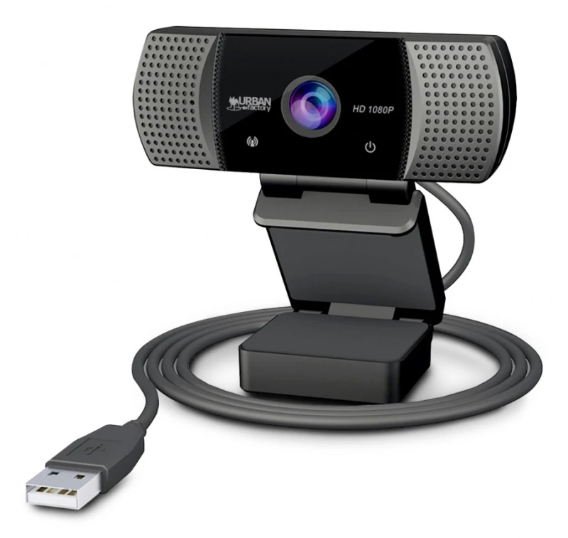 Image of Urban Factory WEBEE: WEBCAM USB FULL HD 1080P 2M PIXELS AUTOFOCUS