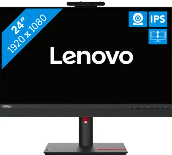 Image of Lenovo ThinkVision T24mv-30 23.8" 63D7UAT3UK Full HD IPS LED Monitor