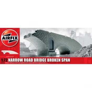 Image of Narrow Road Bridge Broken Span Resin Ruined Buildings Air Fix Model Kit