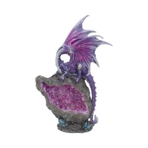 Image of Amethyst Custodian Dragon Figurine