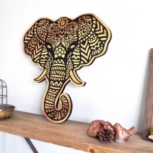 Image of LAZ075 Multicolor Decorative Wooden Wall Accessory