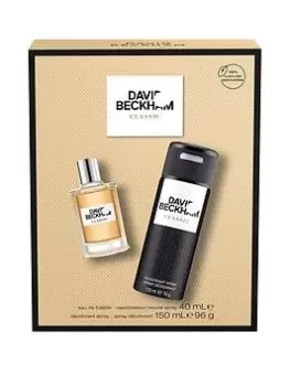 Image of David Beckham Classic Gift Set 40ml Eau de Toilette and 150ml Deodorant