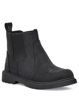 Image of UGG Childrens Bolden Chelsea Boot - Black, Size 6 Younger