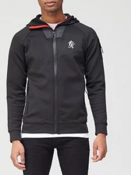 Image of Gym King Loyton Tracksuit Top - Black