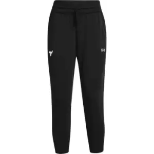 Image of Under Armour Project Rock Terry Crop Jogging Pants Womens - Black