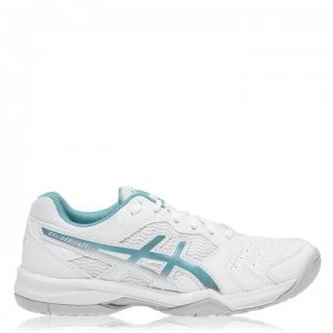 Image of Asics Gel-Dedicate 6 Tennis Shoes Womens - White/Cyan